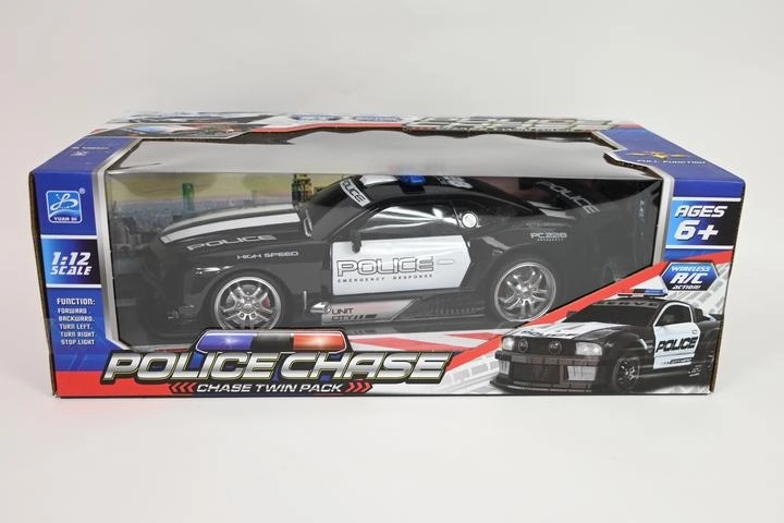 RC-politieauto met oplader 1:12