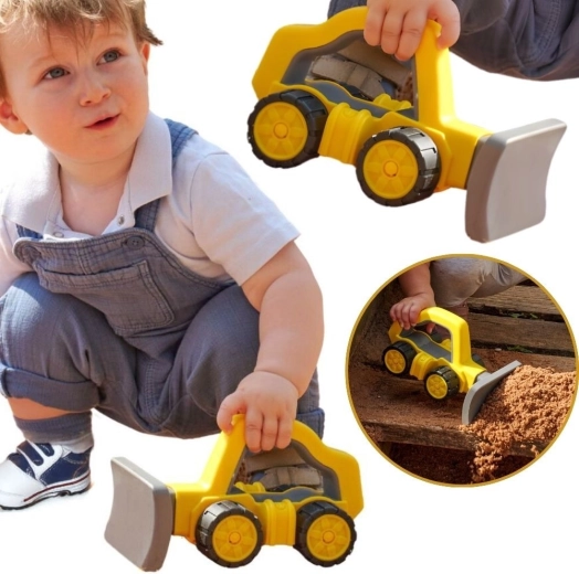 Bulldozer BIG Power Worker met zachte banden voor kinderen vanaf 2 jaar