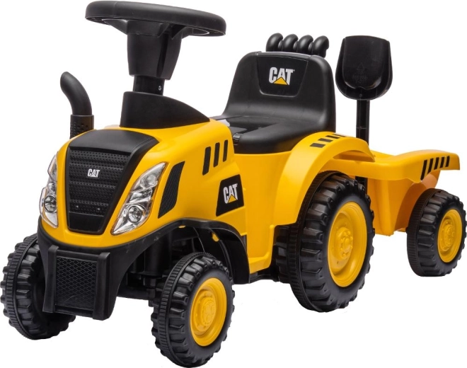 CAT-looptractor voor kinderen met aanhanger