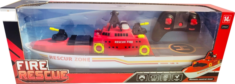 Sparkys RC brandweer-reddingsboot 1:10 met functioneel waterkanon