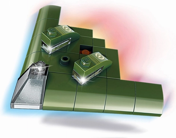 Qman amfibische bommenwerper Electric Ray – miniset 38 onderdelen