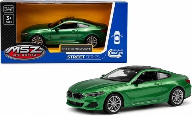 BMW M850i Coupé-modelauto met licht- en geluidseffecten, groen