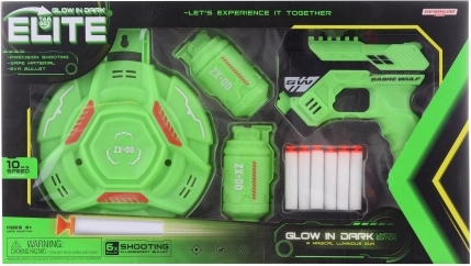 Pistool met verlicht doelwit