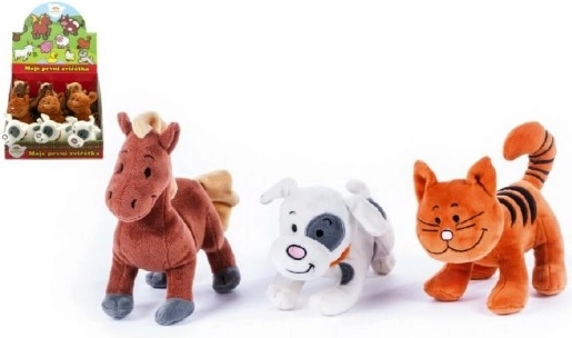 Pluchen dier met geluid 18–22 cm – mijn eerste dieren