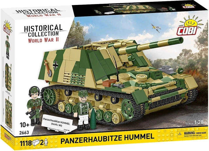 COBI bouwset Panzerhaubitze HUMMEL – zelfrijdende houwitser 1:28, 1118 steentjes