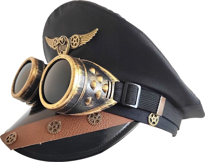 Steampunk-hoed - 1 stuk