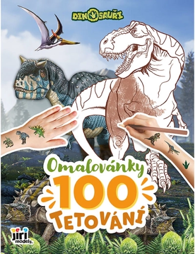Kleurboek en 100 tatoeages Dinosaurussen
