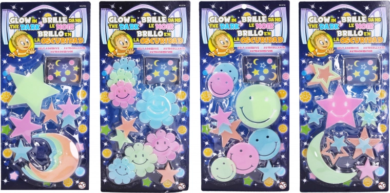 Lichtgevende vormen voor de kinderkamer