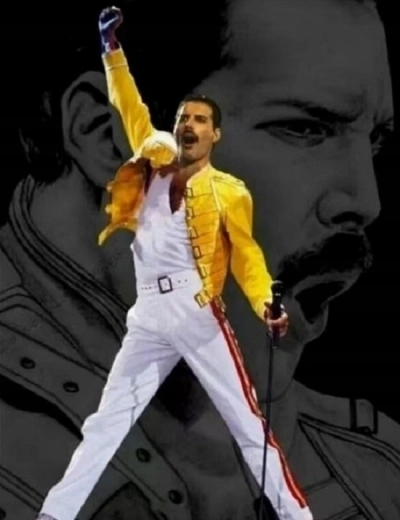 Norimpex schilderen op nummer – Pose van Freddie Mercury 40 × 50 cm