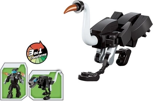 Qman multivariant gevechtsteam – struisvogel 3-in-1