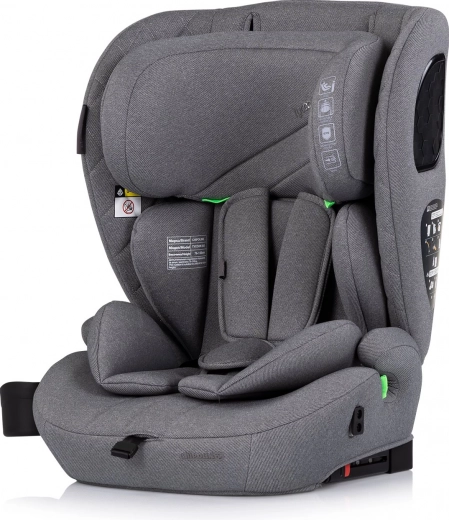 Autostoeltje CHIPOLINO Tycoon i-Size 76–150 cm met ISOFIX, grijs