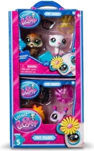 Littlest Pet Shop set van twee figuren met accessoires, serie 7