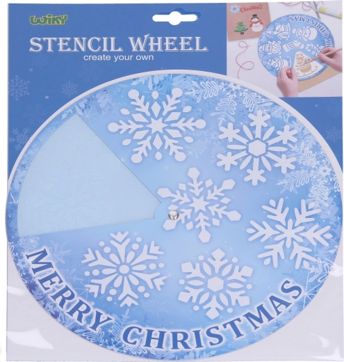 Kerstsjabloon voor sneeuw – fiets 31,2 × 25,5 cm