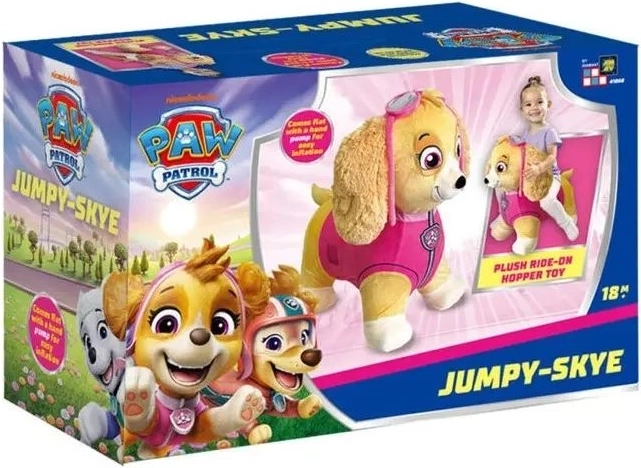 Pluchen hupsende hond Skye van Paw Patrol