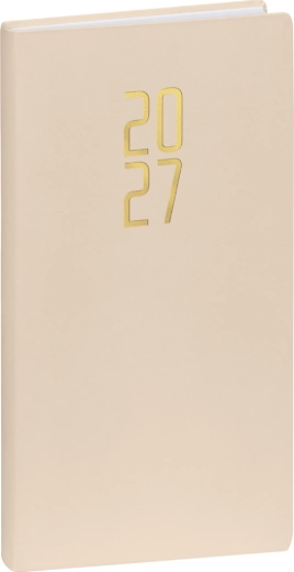 Notique zakagenda Ponza 2027 beige 9 × 15,5 cm