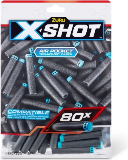 X-Shot Excel vervangende foam pijltjes 80 stuks