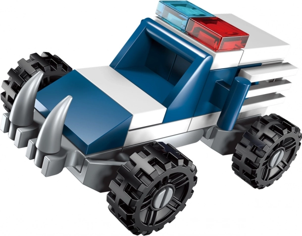 Qman hyperfunction politiedreun 3-in-1 – mini-bouwset