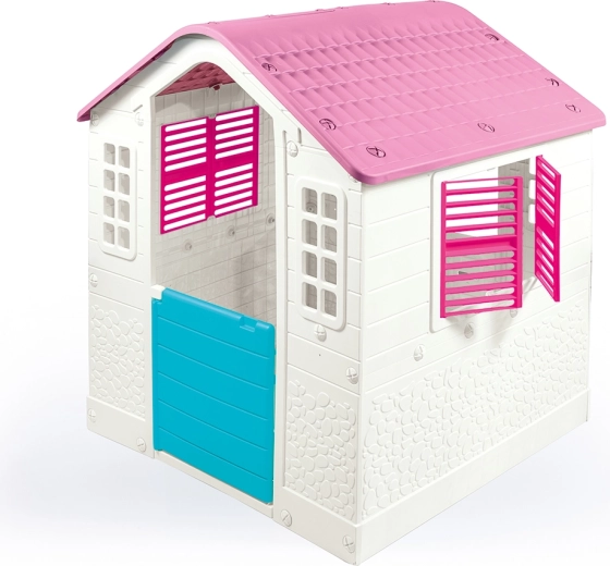 Dolu kinder tuinhuisje wit-roze