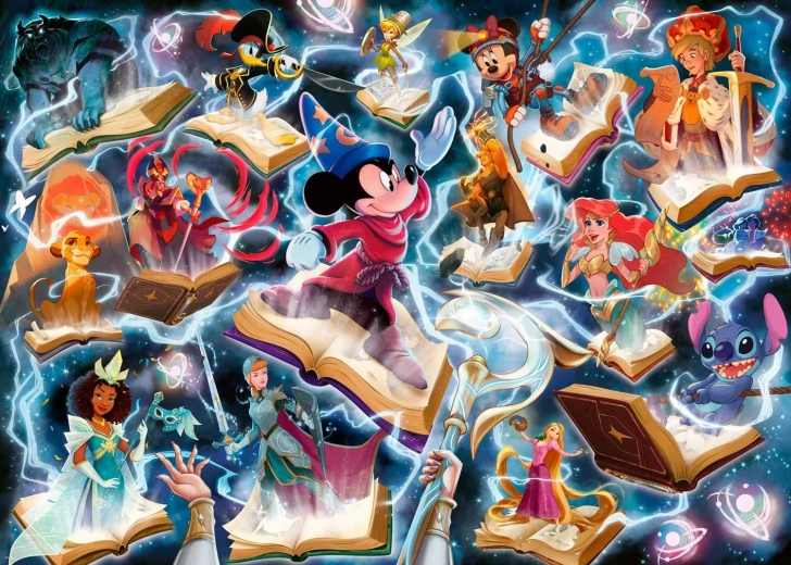 Ravensburger puzzel Disney Lorcana: Glimmers of the Realm Staal 1000 stukjes