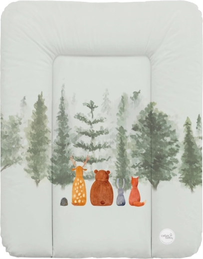 Ceba Baby zachte verschoonmat voor commode 50 × 70 cm basic forest companions