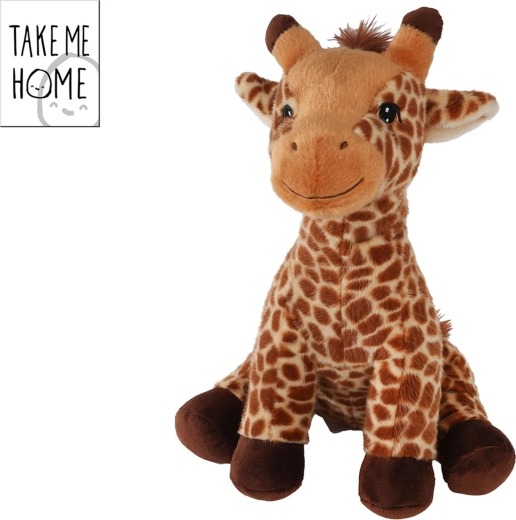 Pluchen giraffe Take Me Home zittend 25 cm - 1 stuk