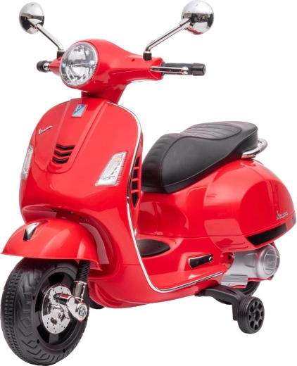 Elektrische kindermotor Vespa GTS Buddy Toys rood
