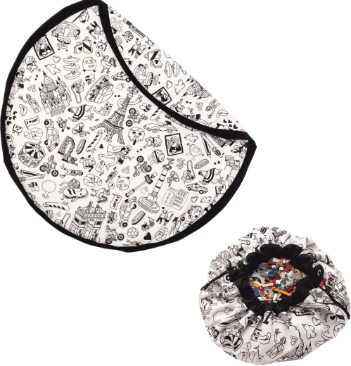 Play&Go speelmat en speelgoedzak Omy Paris Color My Bag