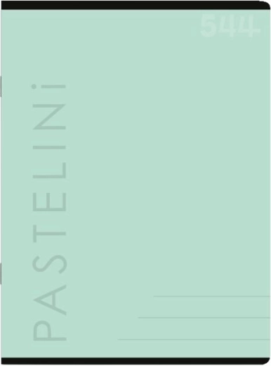 Schrift PASTELINI A5 groen gelijnd 40 vellen
