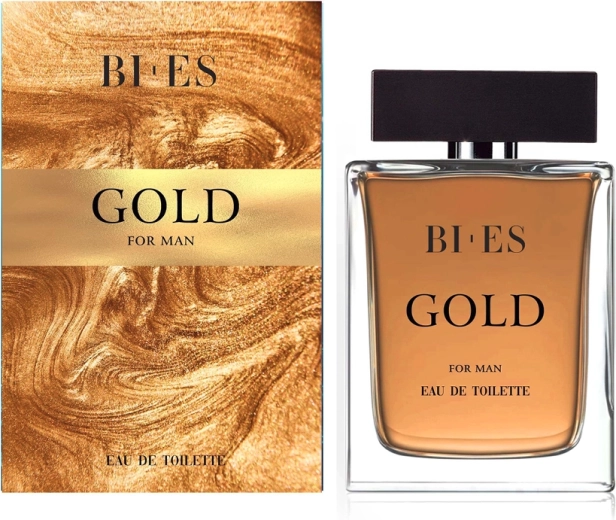 Heren eau de toilette BI-ES Gold 90 ml