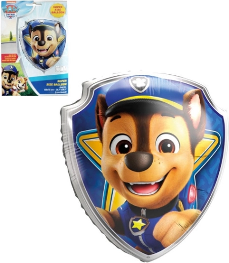 Folieballon schild CHASE – PAW PATROL 68 × 75 cm