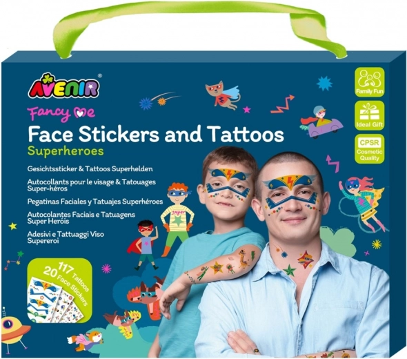 Lichaamsstickers en tijdelijke tattoos – Superhelden