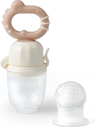 Voedselfeeder BABYONO Dino, beige, vanaf 6 maanden