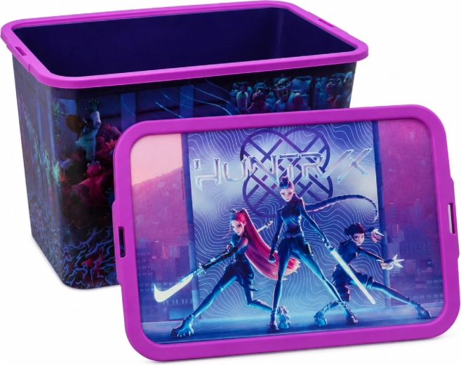 Opbergbox K-Pop Demon Hunters met clipdeksel 23 l