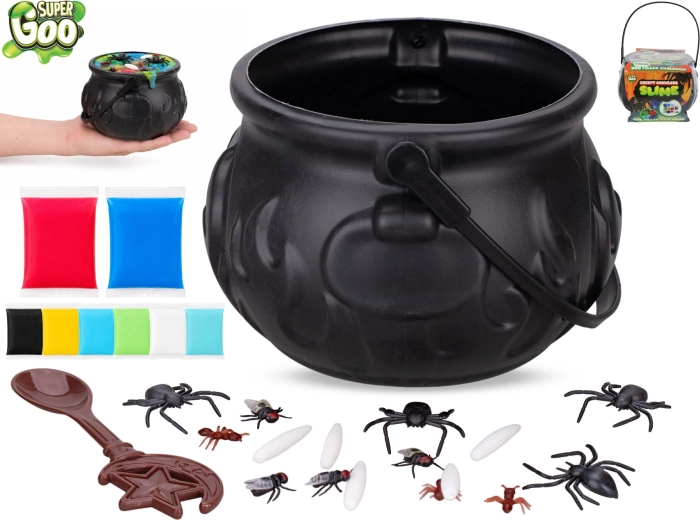 Magische ketel met slijm en insecten Super Goo (8× 27 g)