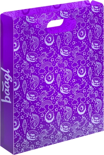 Plastic mappen voor schoolschriften met handvat BAAGL Eenhoorn