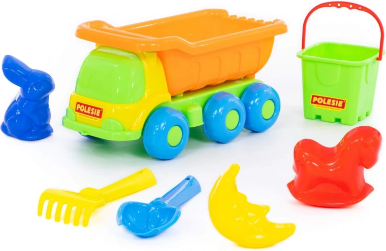 Zandset met kiepwagen