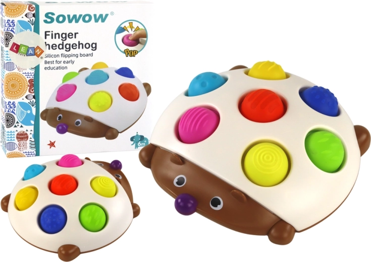 Sensorische egel Speelse Montessori-plank