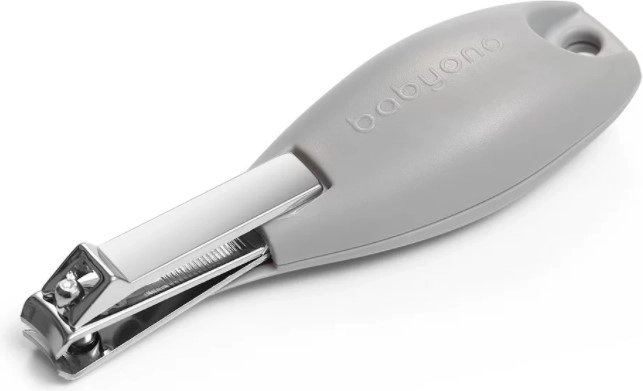 BabyOno ergonomische nagelknipper grijs