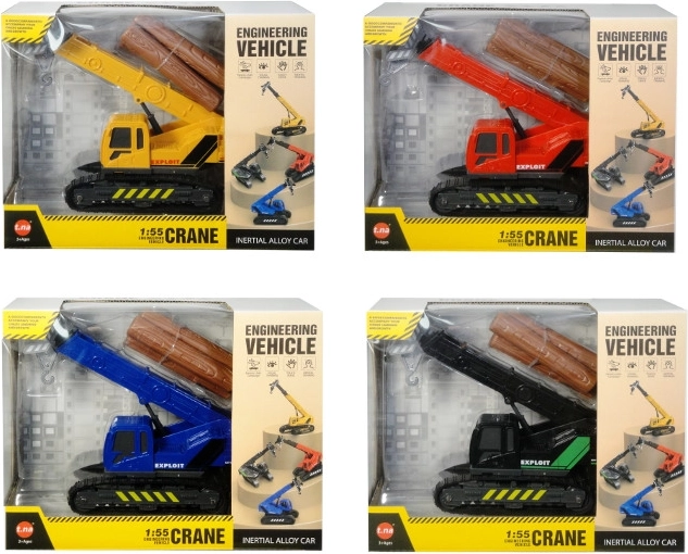 Metalen bouwkraan – kinderspeelgoed