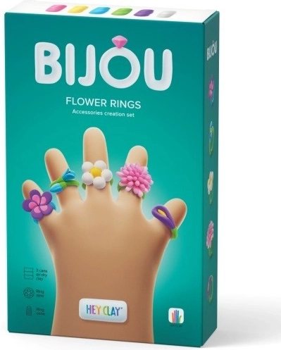 Hej Clay Plasticen bloemensieraden Bijou