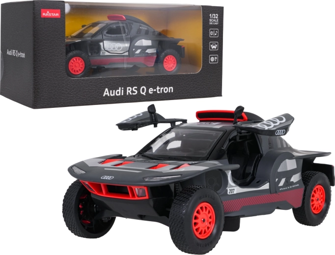 Metalen model van de Audi RS Q e-tron op schaal 1:32 van RASTAR
