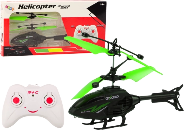 RC-helikopter met gyroscoop – Groen