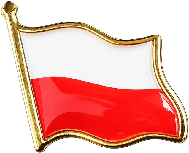 Speldje met de vlag van Polen