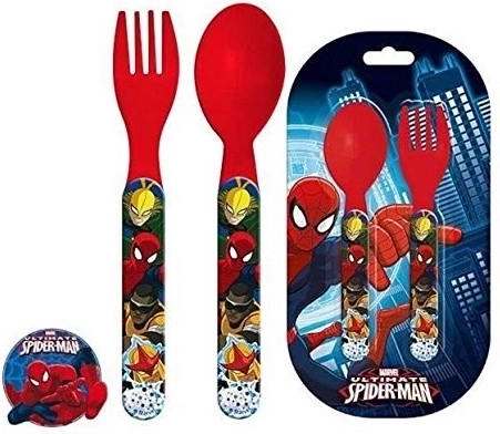 Plastic bestek Spiderman - 1 stuk
