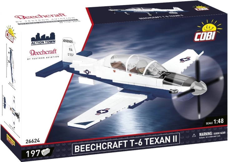 Cobi Beechcraft T-6 Texan II bouwset vliegtuig 1:48 (197 onderdelen)
