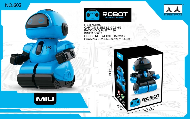 Op afstand bestuurbare robot Small Q, blauw