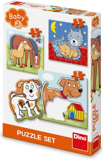 Dino Puzzel diertjes voor kinderen vanaf 2 jaar