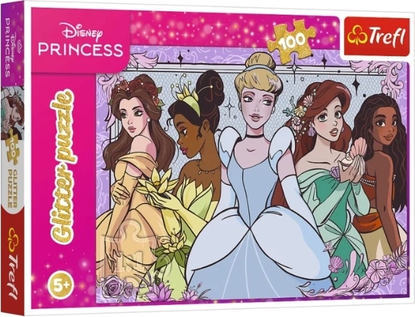 Kinderpuzzel 100 stukjes met sprankelend glittereffect – Brokatowe marzenia - 1 stuk