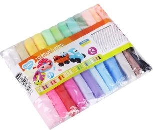 Lichte boetseerklei 24 kleuren