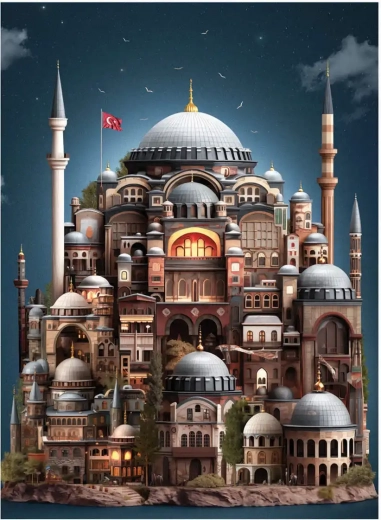 Puzzel Hagia Sofia 1000 stukjes